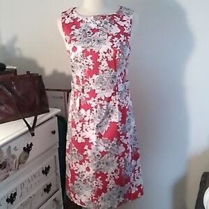 Madison Studio red white summer spring dress